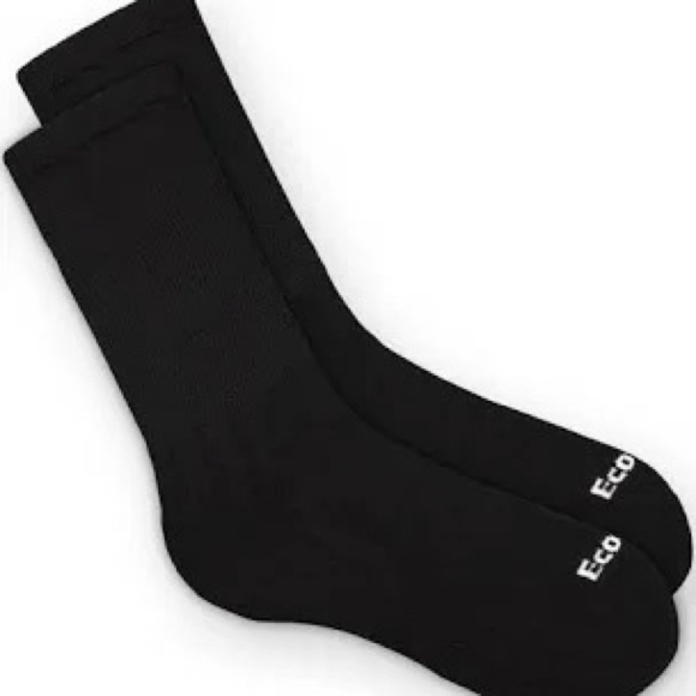 NWT EcoSox Diabetic Socks/Large/Black